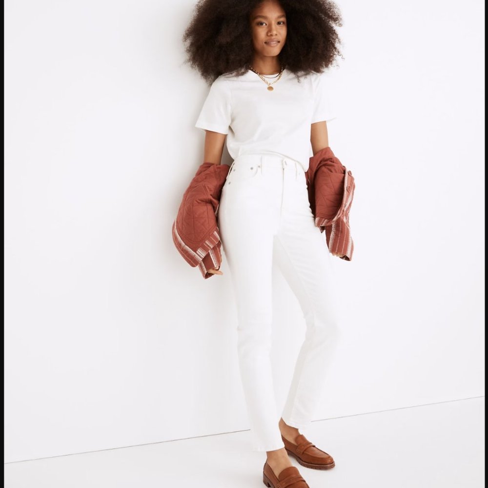 Madewell Women's High Rise Jeans - White